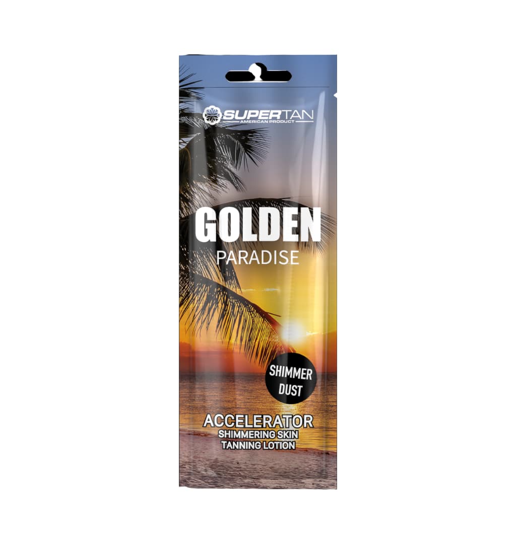 Supertan California GOLDEN PARADISE – Accelerator de bronzare cu acid hialuronic și particule de aur - imagine 2