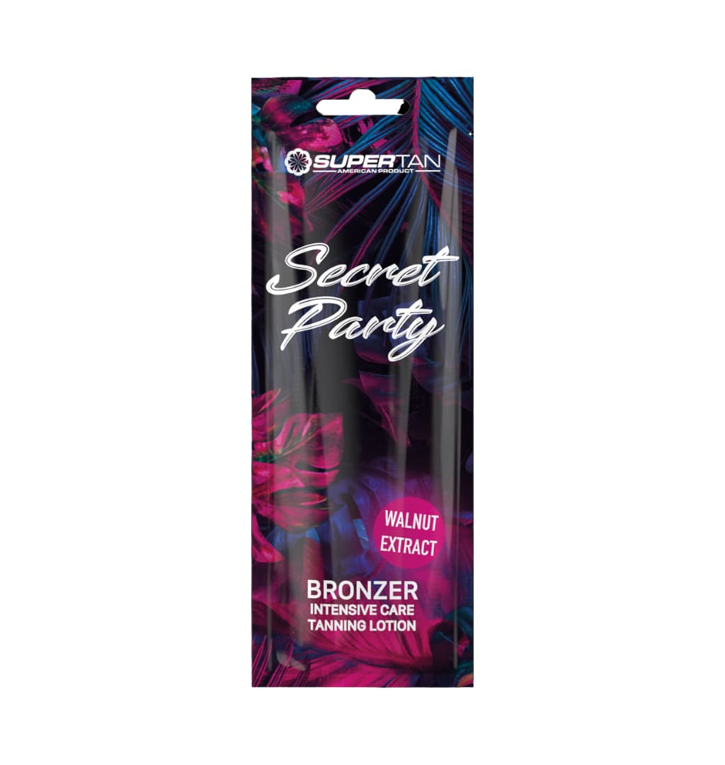 Supertan California SECRET PARTY BRONZER – Accelerator de bronzare cu extract de nucă și bronzant activ - imagine 2