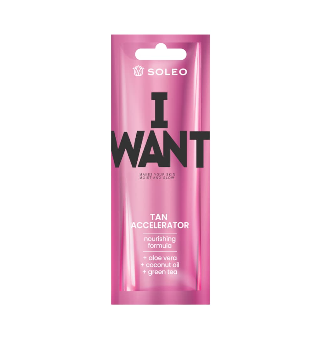 Soleo I WANT! – Accelerator bronz cu Aloe Vera și Uleiuri - imagine 2