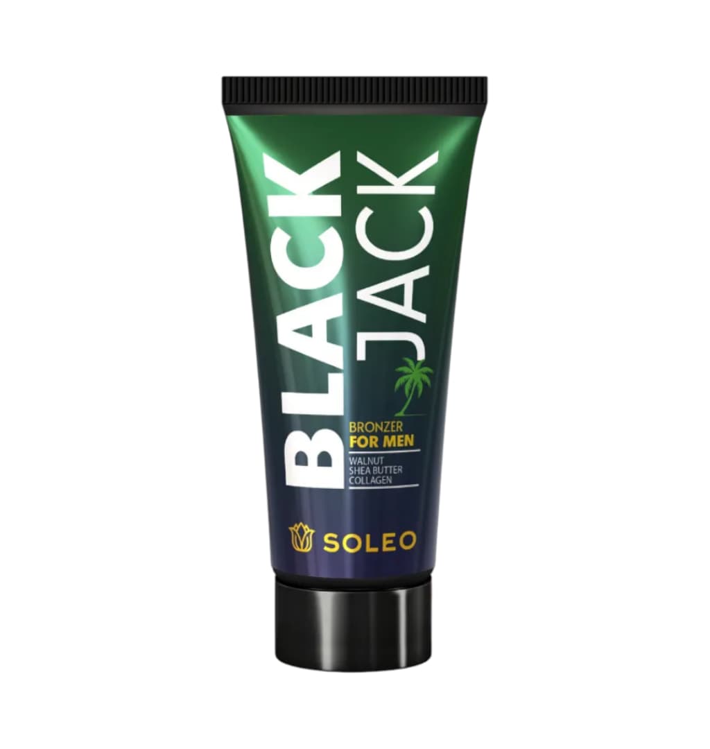 Soleo BLACK JACK MEN – Accelerator bronzare cu DHA și Aloe Vera
