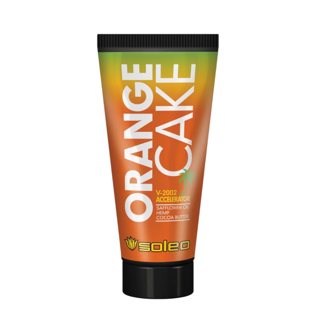 Soleo ORANGE CAKE – Accelerator bronz cu tyrozina și uleiuri exotice