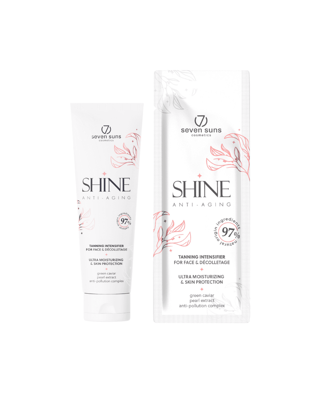 7Suns Special Shine 50X Intensificator de bronzare facial anti-aging - imagine 2